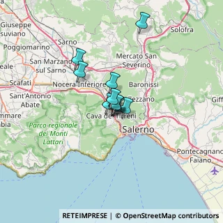 Mappa 84013 Cava De' Tirreni SA, Italia (3.63182)
