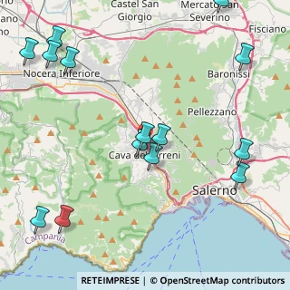 Mappa 84013 Cava De' Tirreni SA, Italia (5.93786)
