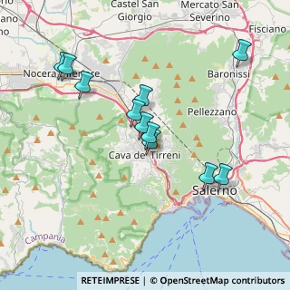 Mappa 84013 Cava De' Tirreni SA, Italia (3.77545)