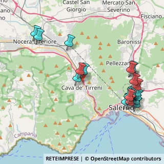 Mappa 84013 Cava De' Tirreni SA, Italia (5.125)