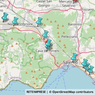 Mappa 84013 Cava De' Tirreni SA, Italia (6.40917)