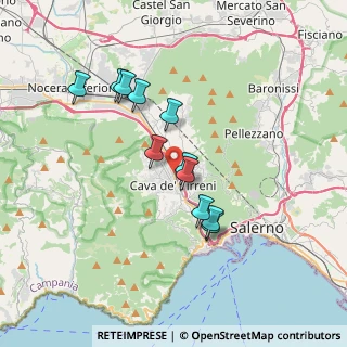 Mappa 84013 Cava De' Tirreni SA, Italia (3.31909)