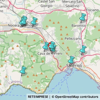 Mappa 84013 Cava De' Tirreni SA, Italia (4.84)