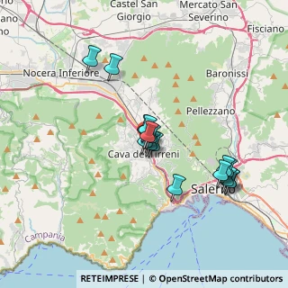 Mappa 84013 Cava De' Tirreni SA, Italia (3.34438)