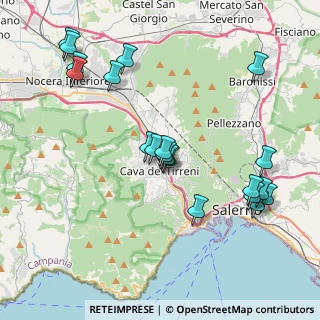 Mappa 84013 Cava De' Tirreni SA, Italia (4.604)