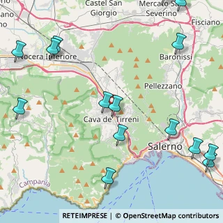 Mappa 84013 Cava De' Tirreni SA, Italia (6.62333)