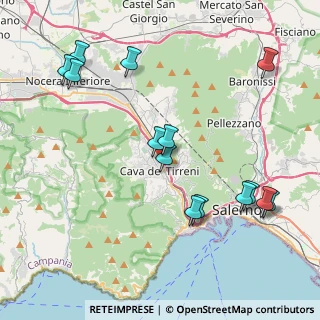 Mappa 84013 Cava De' Tirreni SA, Italia (4.89286)