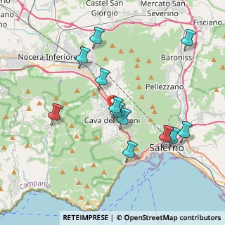 Mappa 84013 Cava De' Tirreni SA, Italia (4.09333)