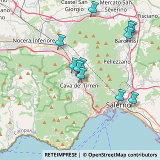 Mappa 84013 Cava De' Tirreni SA, Italia (4.41273)