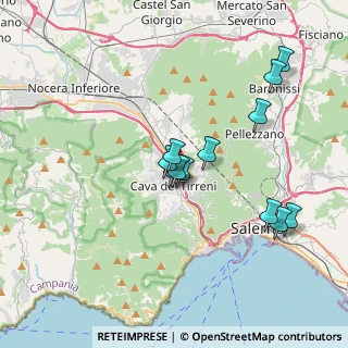 Mappa 84013 Cava De' Tirreni SA, Italia (3.565)
