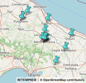 Mappa Via Sebastiano Carucci, 74015 Martina Franca TA, Italia (11.37929)