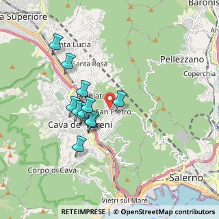 Mappa Via Longobardi Nicola, 84013 Cava De' Tirreni SA, Italia (1.64083)