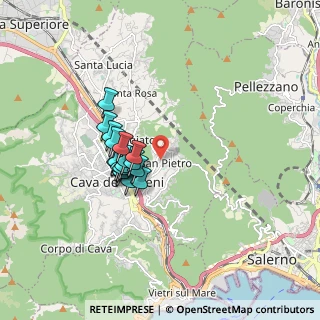 Mappa Via Longobardi Nicola, 84013 Cava De' Tirreni SA, Italia (1.40056)