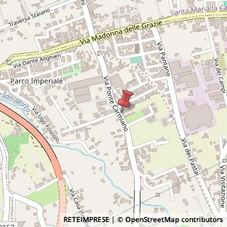 Mappa Via Ponte Carmiano, 115, 80054 Gragnano, Napoli (Campania)