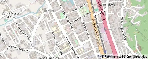 Mappa Cava de' Tirreni