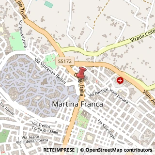 Mappa Via Pietro Mascagni, 28, 74015 Martina Franca, Taranto (Puglia)