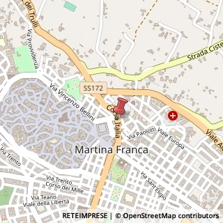 Mappa Via Valle D'Itria, 43, 74015 Martina Franca, Taranto (Puglia)