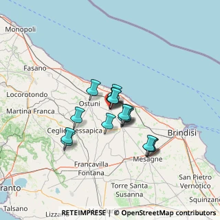 Mappa Via Cattedrale, 72012 Carovigno BR, Italia (10.10813)