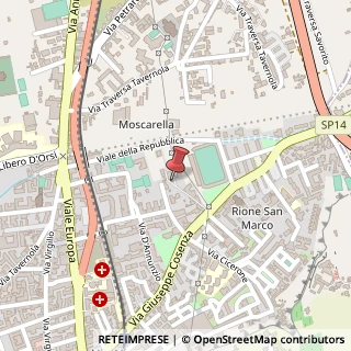 Mappa Via Giuseppe Cosenza, 279, 80053 Castellammare di Stabia, Napoli (Campania)