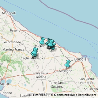 Mappa Via C. Treves, 72012 Carovigno BR, Italia (5.90615)
