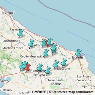 Mappa Via Portella della Ginestra, 72012 Carovigno BR, Italia (16.74067)
