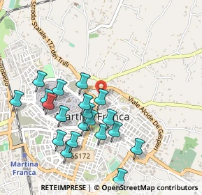 Mappa Via Cristo la Grotta, 74015 Martina Franca TA, Italia (0.5455)