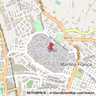 Mappa Piazza Maria Immacolata, 3, 74015 Martina Franca, Taranto (Puglia)
