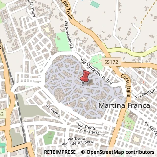 Mappa Piazza Plebiscito, 5, 74015 Martina Franca, Taranto (Puglia)