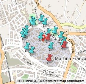 Mappa Piazza Plebiscito, 74015 Martina Franca TA, Italia (0.2)