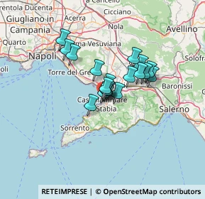 Mappa Vicolo Torquato Tasso, 80053 Castellammare di Stabia NA, Italia (8.87579)