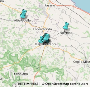 Mappa Via Stabile, 74015 Martina Franca TA, Italia (3.51909)