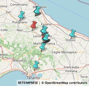 Mappa Via Pitagora, 74015 Martina Franca TA, Italia (11.368)