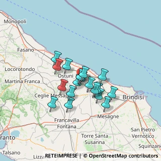 Mappa Via Duca degli Abruzzi, 72012 Carovigno BR, Italia (10.44167)