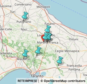 Mappa Via Mottola Z.I. KM.2.200, 74015 Martina Franca TA, Italia (21.42091)