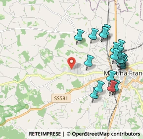 Mappa Via Mottola Z.I. KM.2.200, 74015 Martina Franca TA, Italia (2.4075)
