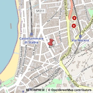 Mappa Via marconi guglielmo 95, 80053 Castellammare di Stabia, Napoli (Campania)