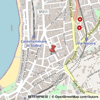 Mappa Via Silio Italico, 37, 80053 Castellammare di Stabia, Napoli (Campania)