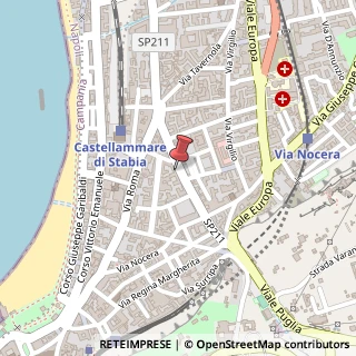 Mappa Via Guglielmo Marconi, 42, 80053 Castellammare di Stabia, Napoli (Campania)