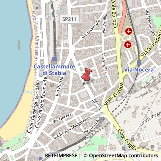 Mappa Via Guglielmo Marconi, 68, 80053 Castellammare di Stabia, Napoli (Campania)