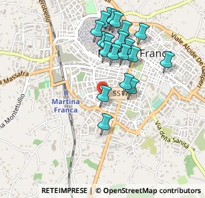 Mappa Via dei Giardini, 74015 Martina Franca TA, Italia (0.478)