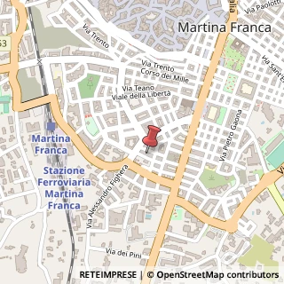 Mappa Via dei Giardini, 18, 74015 Martina Franca, Taranto (Puglia)