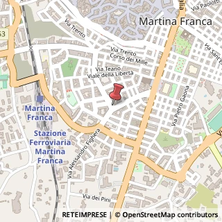 Mappa Via G. Fanelli, 63, 74015 Martina Franca, Taranto (Puglia)