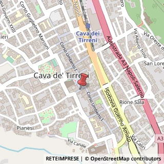 Mappa Via Alfonso Balzico, 18, 84013 Cava de' Tirreni, Salerno (Campania)