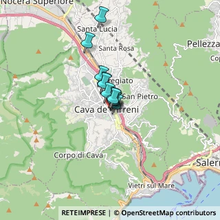 Mappa Corso Umberto I, 84013 Cava de' Tirreni SA, Italia (0.85455)