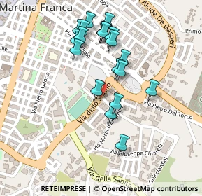 Mappa Via dello Stadio, 74015 Martina Franca TA, Italia (0.2355)