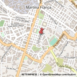 Mappa Via Pietro Gaona, 3, 74015 Martina Franca, Taranto (Puglia)
