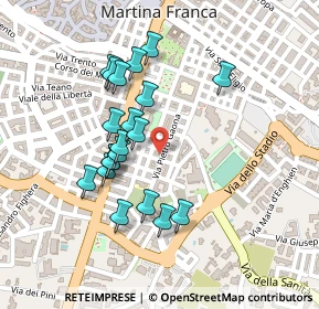 Mappa Via Pietro Gaona, 74015 Martina Franca TA, Italia (0.221)