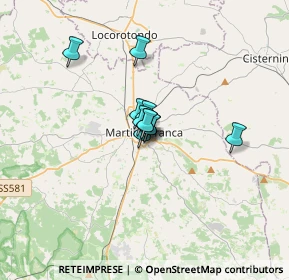 Mappa Via Pietro Gaona, 74015 Martina Franca TA, Italia (1.67182)
