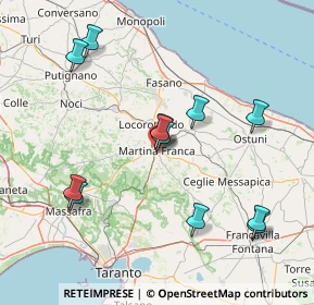 Mappa Via Pietro Gaona, 74015 Martina Franca TA, Italia (16.73)