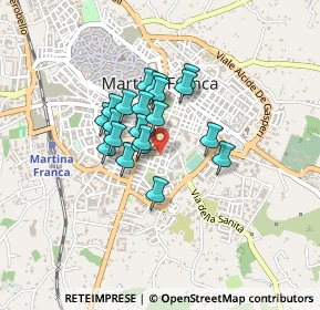 Mappa Via Pietro Gaona, 74015 Martina Franca TA, Italia (0.308)